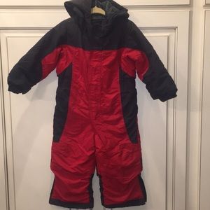 Toddler one piece snowsuit